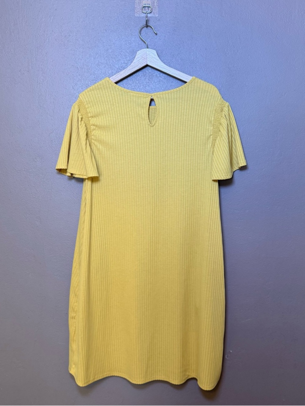LuLaRoe Roselyn Dress Mustard Yellow Size XL - Picture 11 of 15